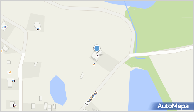 Lasowiec, Lasowiec, 5, mapa Lasowiec