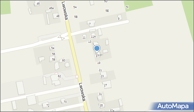 Łaszczówka-Kolonia, Łaszczówka-Kolonia, 17, mapa Łaszczówka-Kolonia