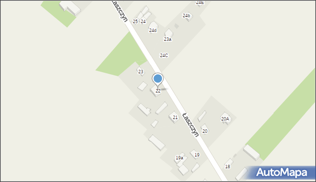 Łaszczyn, Łaszczyn, 22, mapa Łaszczyn