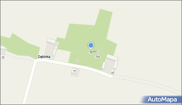 Łaszczyn, Łaszczyn, 58, mapa Łaszczyn