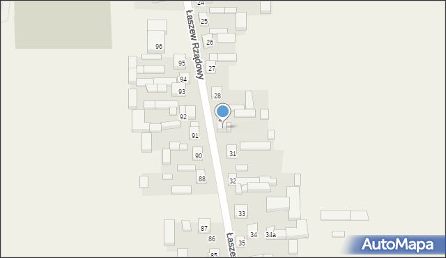 Łaszew Rządowy, Łaszew Rządowy, 30, mapa Łaszew Rządowy