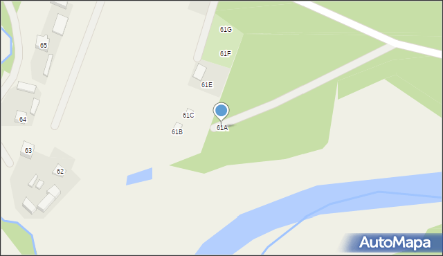 Łaszew Rządowy, Łaszew Rządowy, 61A, mapa Łaszew Rządowy