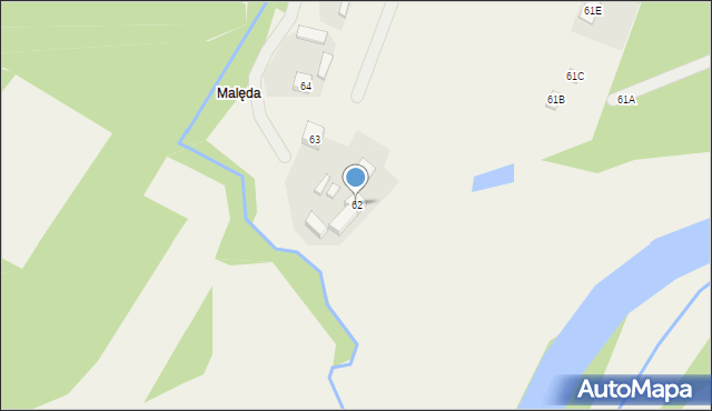 Łaszew Rządowy, Łaszew Rządowy, 62, mapa Łaszew Rządowy