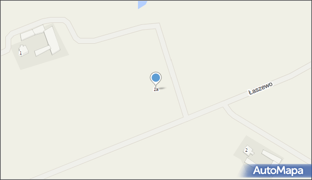 Łaszewo, Łaszewo, 1a, mapa Łaszewo