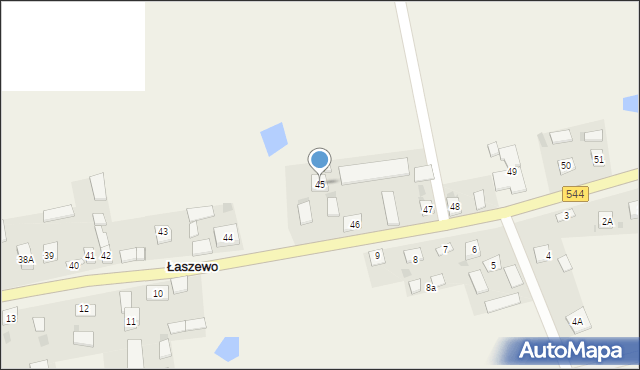 Łaszewo, Łaszewo, 45, mapa Łaszewo