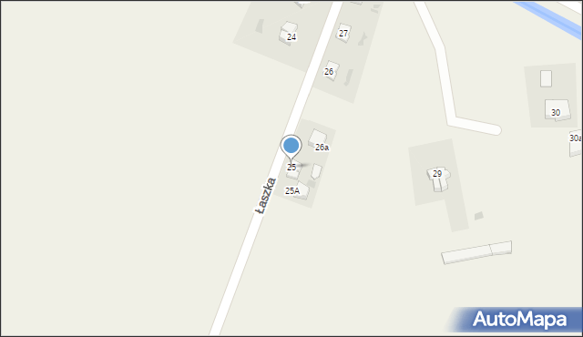 Łaszka, Łaszka, 25, mapa Łaszka