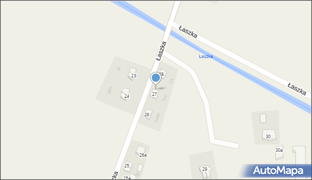 Łaszka, Łaszka, 27/1, mapa Łaszka