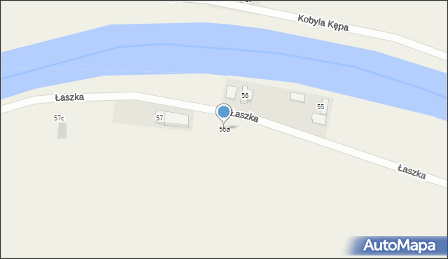 Łaszka, Łaszka, 56a, mapa Łaszka