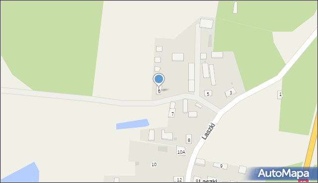 Laszki, Laszki, 6, mapa Laszki