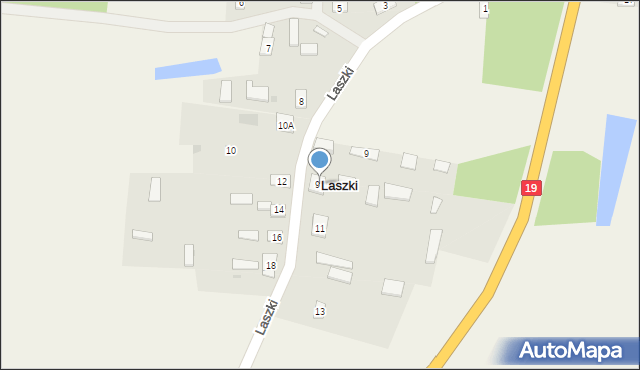 Laszki, Laszki, 9a, mapa Laszki