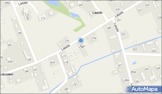 Laszki, Laszki, 176a, mapa Laszki