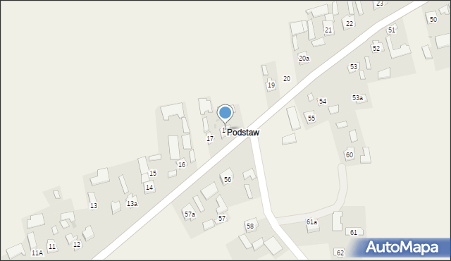 Laszki, Laszki, 18, mapa Laszki