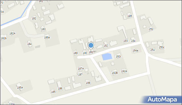 Laszki, Laszki, 191, mapa Laszki
