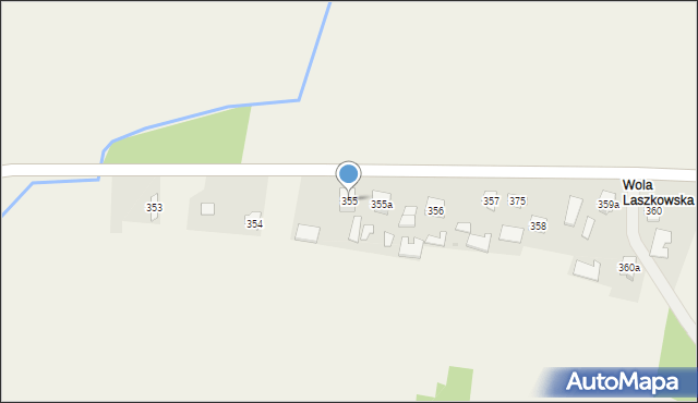 Laszki, Laszki, 355, mapa Laszki