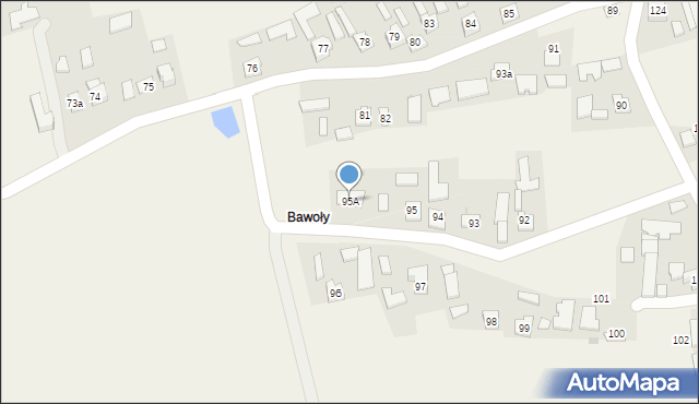 Laszki, Laszki, 95A, mapa Laszki