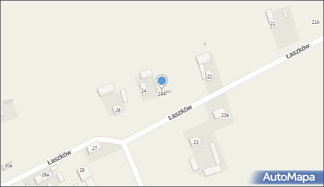 Łaszków, Łaszków, 24A, mapa Łaszków