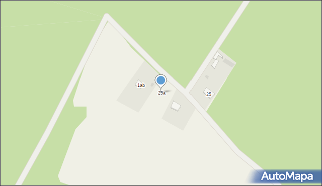 Łaszówka, Łaszówka, 25a, mapa Łaszówka