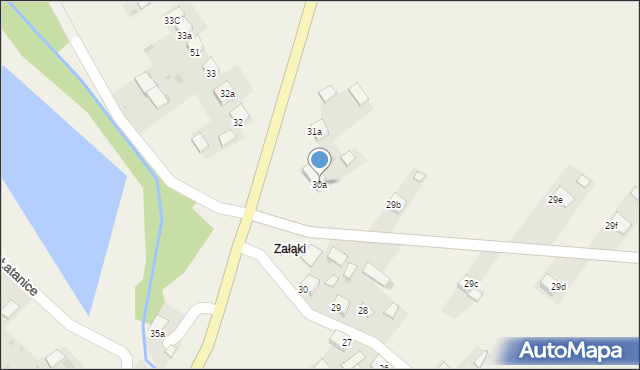 Łatanice, Łatanice, 30a, mapa Łatanice