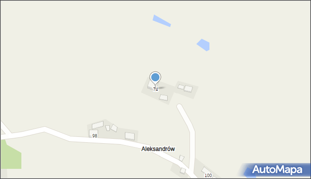 Łatanice, Łatanice, 74, mapa Łatanice