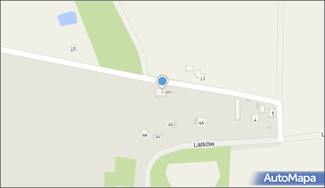 Latków, Latków, 4d, mapa Latków