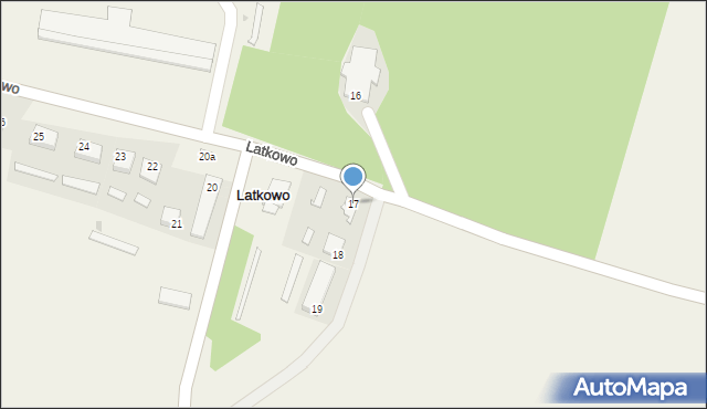 Latkowo, Latkowo, 17, mapa Latkowo