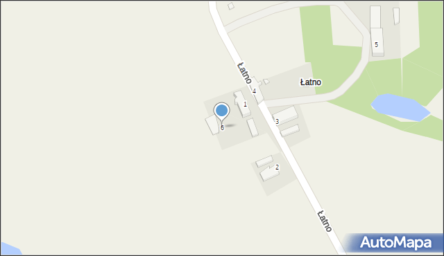 Łatno, Łatno, 6, mapa Łatno