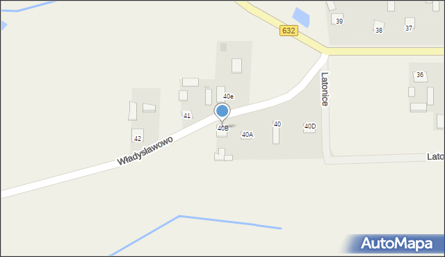 Latonice, Latonice, 40B, mapa Latonice