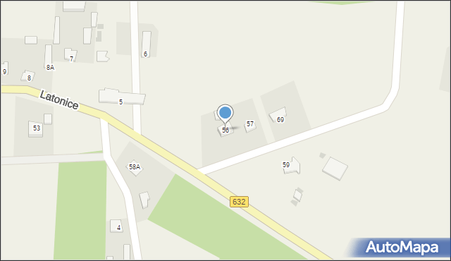 Latonice, Latonice, 56, mapa Latonice