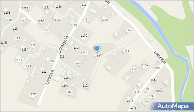 Latoszyn, Latoszyn, 115, mapa Latoszyn