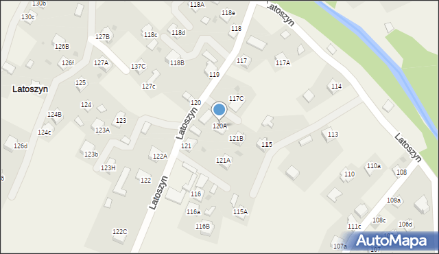 Latoszyn, Latoszyn, 120A, mapa Latoszyn