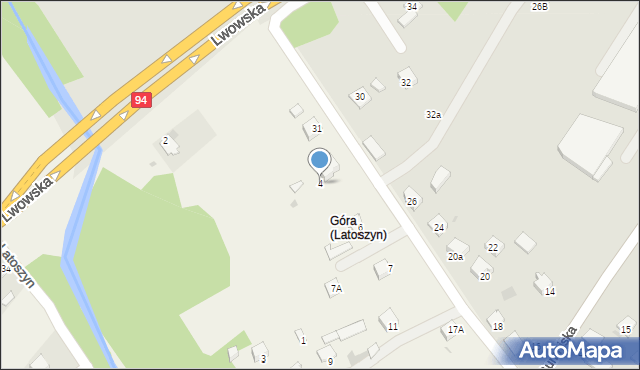 Latoszyn, Latoszyn, 4, mapa Latoszyn