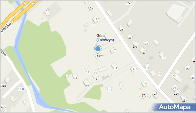 Latoszyn, Latoszyn, 7A, mapa Latoszyn