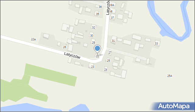 Latyczów, Latyczów, 22, mapa Latyczów