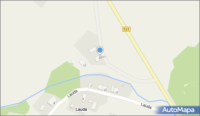 Lauda, Lauda, 13, mapa Lauda