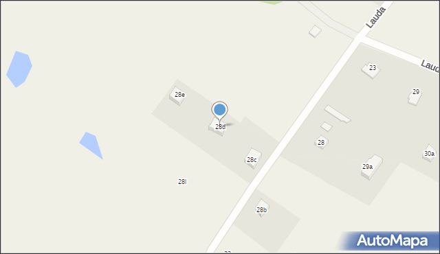 Lauda, Lauda, 28d, mapa Lauda