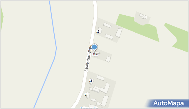 Ławeczko Stare, Ławeczko Stare, 18A, mapa Ławeczko Stare
