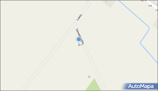 Ławy, Ławy, 33, mapa Ławy