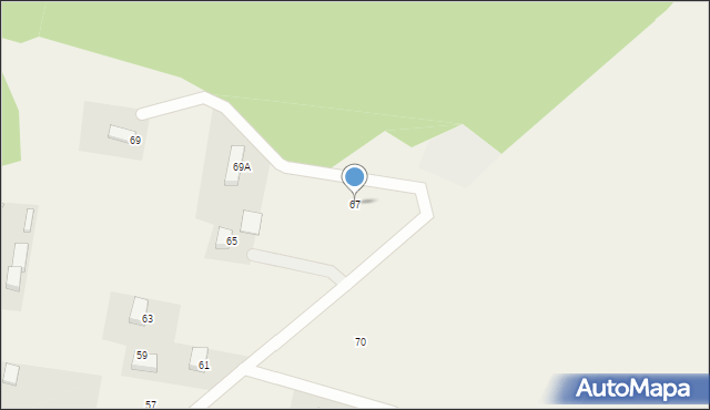 Łaz, Łaz, 67, mapa Łaz