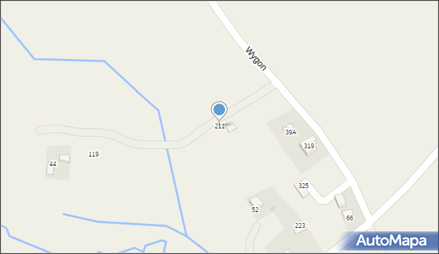 Łazany, Łazany, 211, mapa Łazany