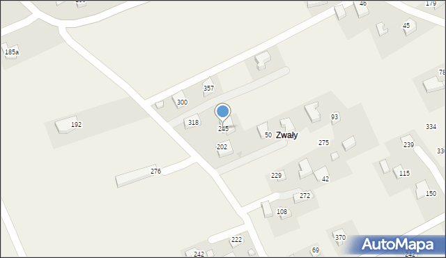 Łazany, Łazany, 245, mapa Łazany