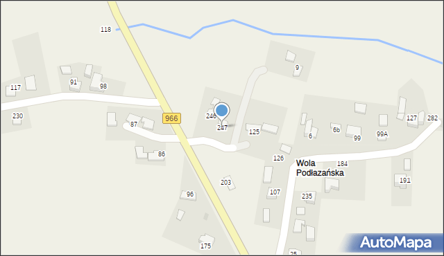 Łazany, Łazany, 247, mapa Łazany