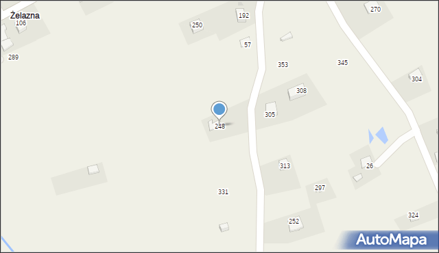 Łazany, Łazany, 248, mapa Łazany
