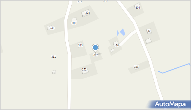 Łazany, Łazany, 297, mapa Łazany