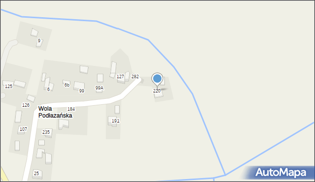 Łazany, Łazany, 37, mapa Łazany