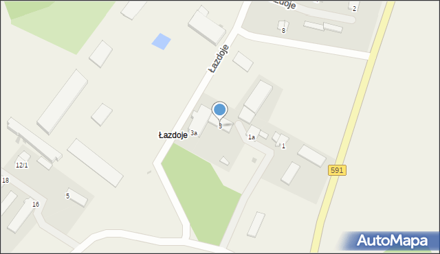 Łazdoje, Łazdoje, 3, mapa Łazdoje