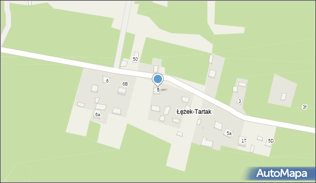 Łążek, Łążek, 7, mapa Łążek