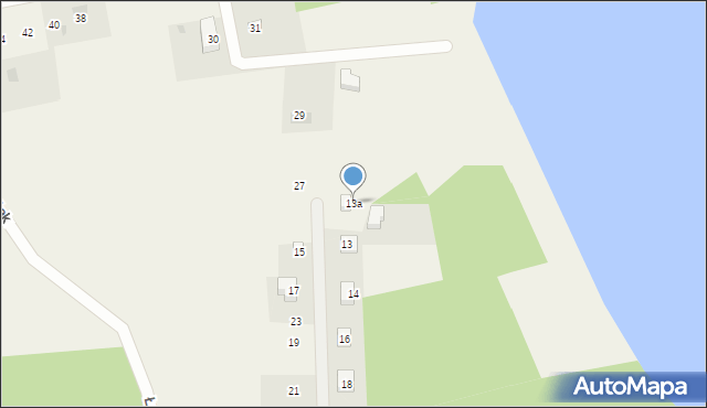 Łążek, Łążek, 13a, mapa Łążek