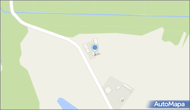 Łążek Ordynacki, Łążek Ordynacki, 18, mapa Łążek Ordynacki