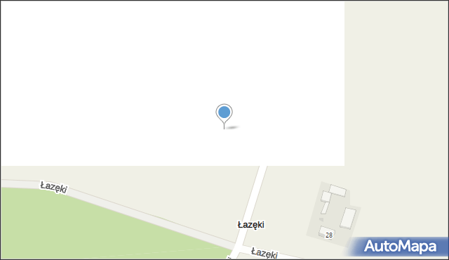 Łazęki, Łazęki, 29, mapa Łazęki
