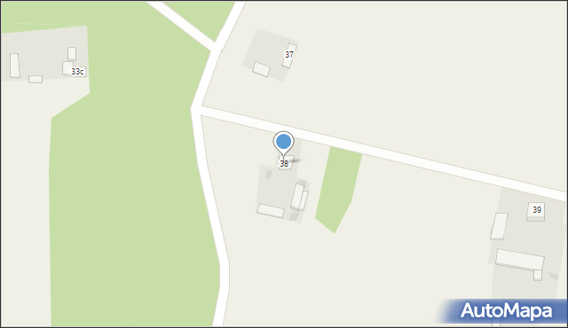 Łazęki, Łazęki, 38, mapa Łazęki